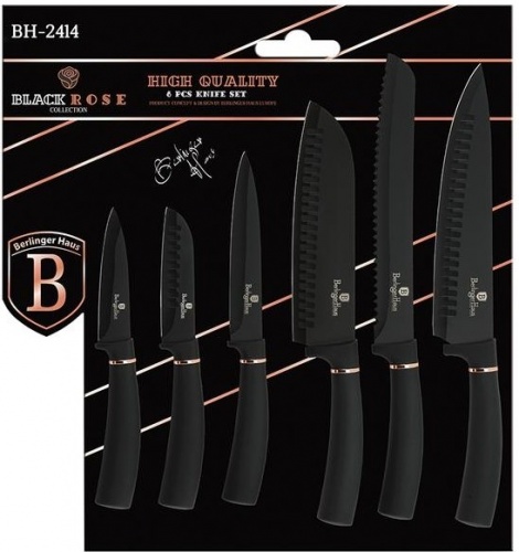 Набор ножей Berlinger Haus BH-2414 Black Royal Collection фото 2