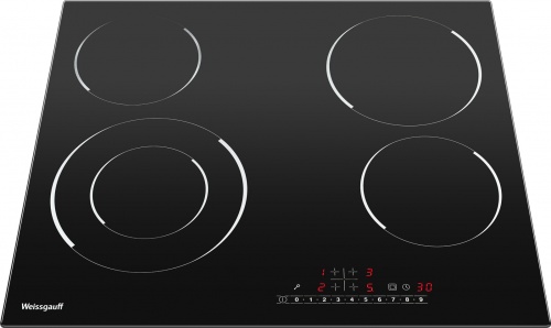Варочная панель электрическая стеклокерамика WEISSGAUFF HV 641 BS в ДНР ЛНР фото 2