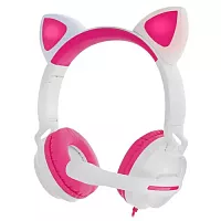 Гарнитура QUMO Game Cat White&pink GHS 0035