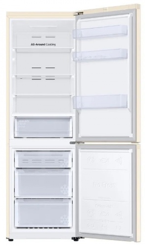 Холодильник Samsung RB34T670FEL бежевый фото 2