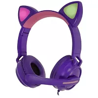 Гарнитура QUMO Game Cat purple GHS 0036 в ДНР ЛНР