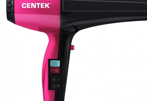 Фен Centek CT-2225 Professional черный-красный фото 2