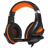 Гарнитура CROWN CMGH-2003 Black&orange в ДНР ЛНР