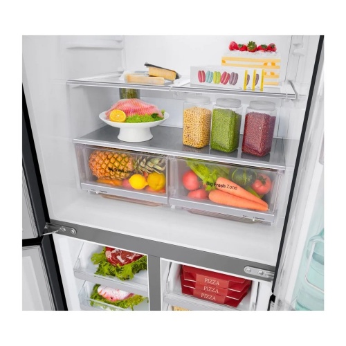 Холодильник Side-by-side LG GC Q22FTBKL черный фото 5