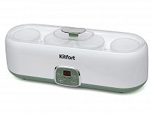 Йогуртница Kitfort KT-2007 белый/зеленый