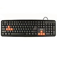 Клавиатура DIALOG KS-020U черный/оранж