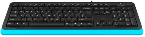 Клавиатура A4Tech Fstyler FK10 черный/синий