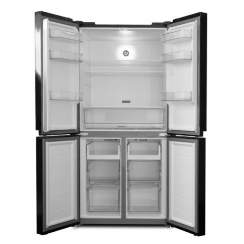 Холодильник Centek CT-1756 Black Glass Total NF фото 2