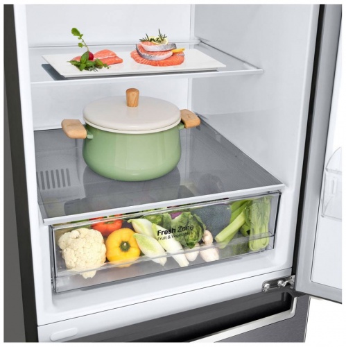 Холодильник LG GA-B459SLCL графитовый фото 4