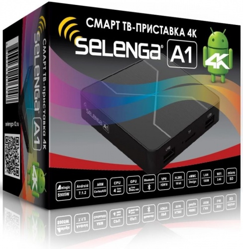 Мультимедия плеер SELENGA (3438) A1 SMART_TV-приставка 4К 1G/8Gb фото 5