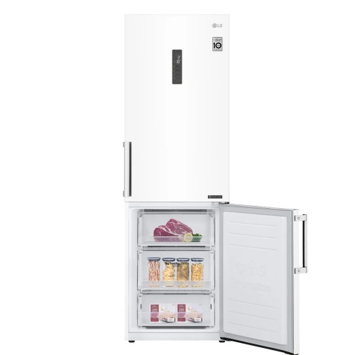 Холодильник LG GA-B459BQGL белый фото 3