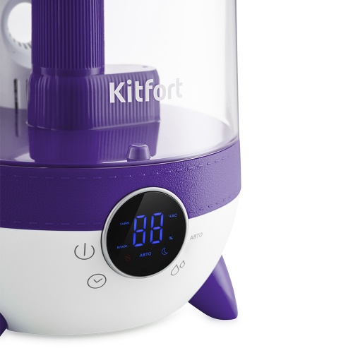 Увлажнитель воздуха Kitfort КТ-2829-1 белый/фиолетовый фото 3