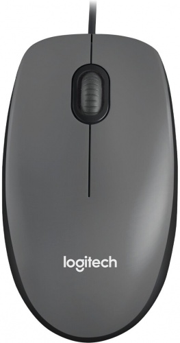Мышь Logitech M90 черно-серый