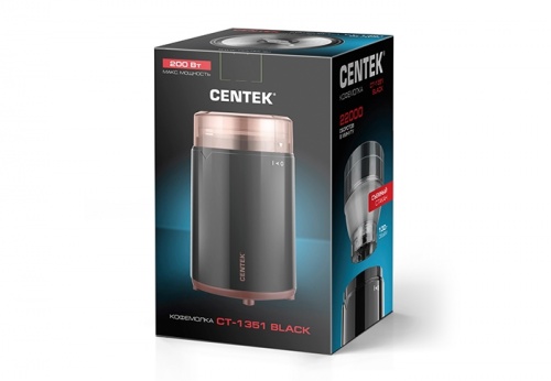 Кофемолка Centek CT-1351 Black в ДНР ЛНР фото 4