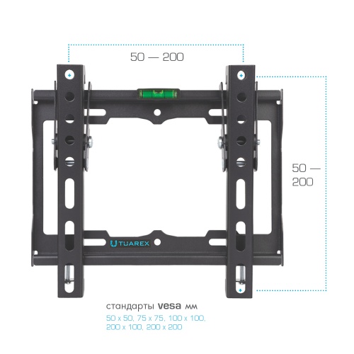 Кронштейн для телевизора Tuarex OLIMP-116 Black в ДНР ЛНР фото 6