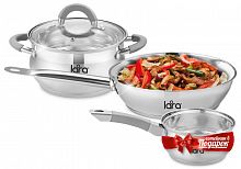 Набор посуды LARA Bell PROMO LR02-110 <8 Марта> LR03-08