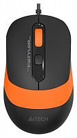 Мышь A4Tech Fstyler FM10 черный/оранжевый