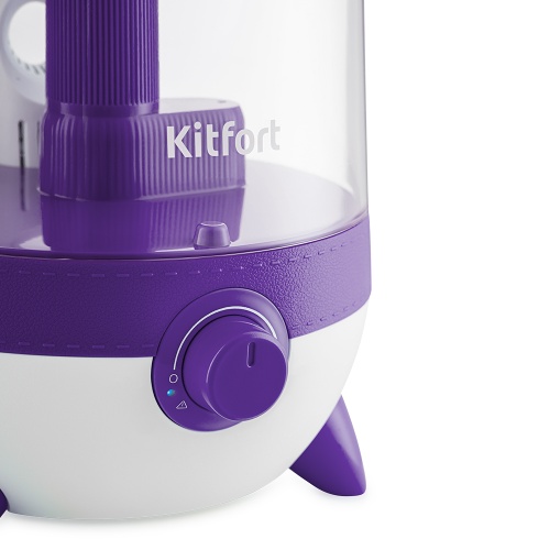 Увлажнитель воздуха Kitfort КТ-2828-1 белый/фиолетовый фото 2