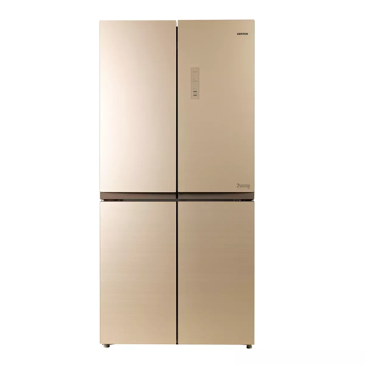 Холодильник Centek CT-1756 Beige Glass Total NF – 77 800 ₽ в Донецке и ДНР  с Бесплатной доставкой. ТехноМАКС