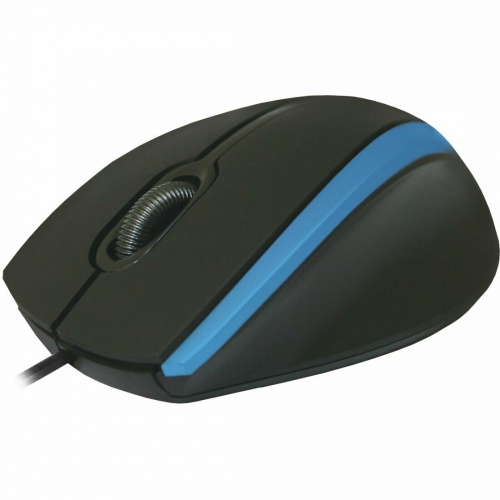 Мышь Defender MM-340 черный/синий фото 2