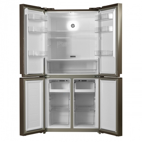 Холодильник Centek CT-1756 Beige Glass Total NF фото 2