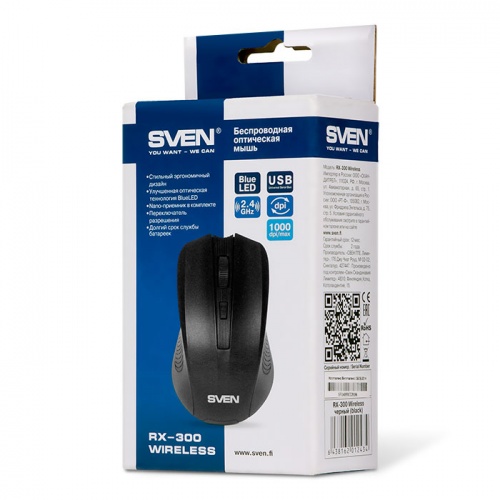 Мышь SVEN RX-300 WIRELESS USB фото 7