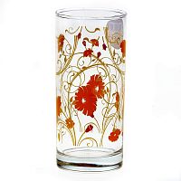 Стакан ОРАНЖ СЕРЕНЕЙД 290 мл (42402SLBD16)  стекло (оранжевые цветы)